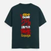 Bangla Amar Dripto Slogan - Bengali printed unisex t-shirt in Petrol Blue
