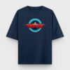 Mahamaya - Bengali printed Oversized t-shirt in Navy Blue
