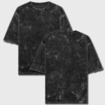 Acid Wash Oversized T-Shirts - Plain