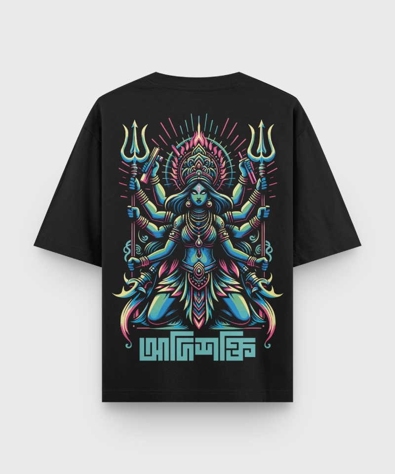 Bengali oversized t-shirt that celebrates the feminine energy with a bold print.