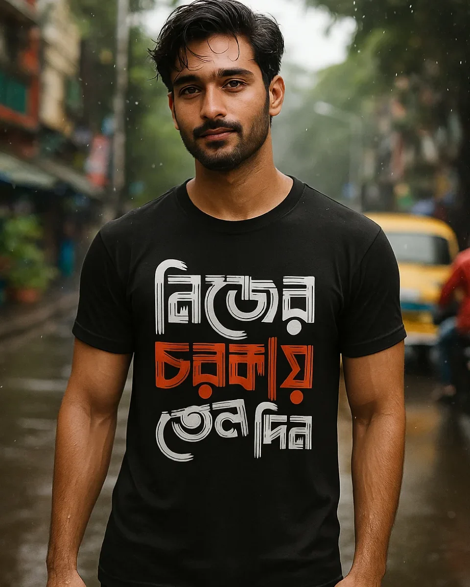 Nijer Chorkai Tel Din - Bengali Printed Unisex T-Shirt