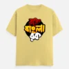Rokte Bangla Rock - Bengali printed Unisex T-shirt in Yellow Color