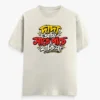 Off-white unisex Bengali t-shirt, Dada Ami Sate Pache Thaki Na design