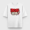 Rokte Rock Bengali oversized t-shirt in White color